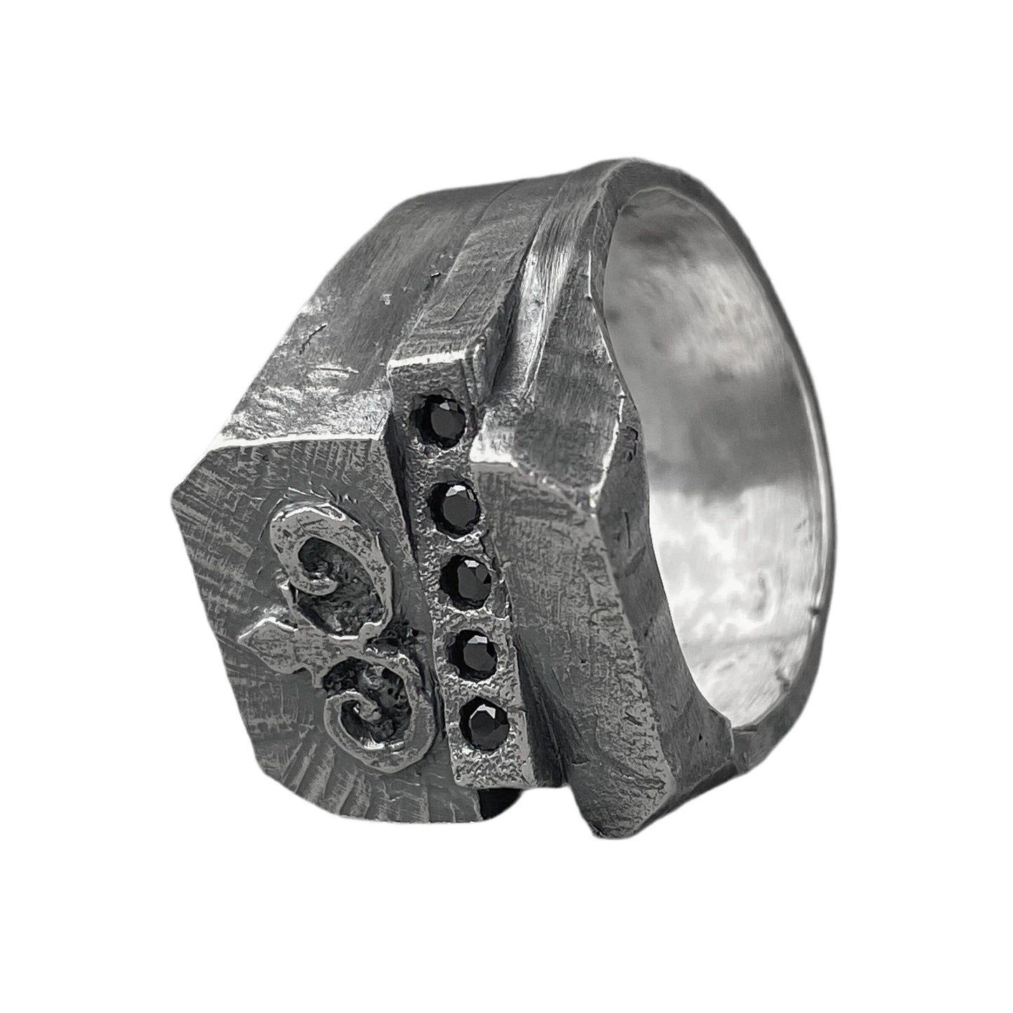 Babylon ring Black diamonds rings Project50g