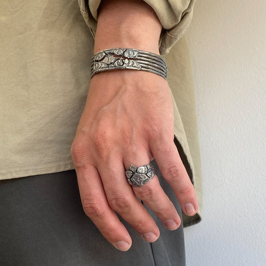 Mosaic ring Rings with cracks and patterns Project50g
