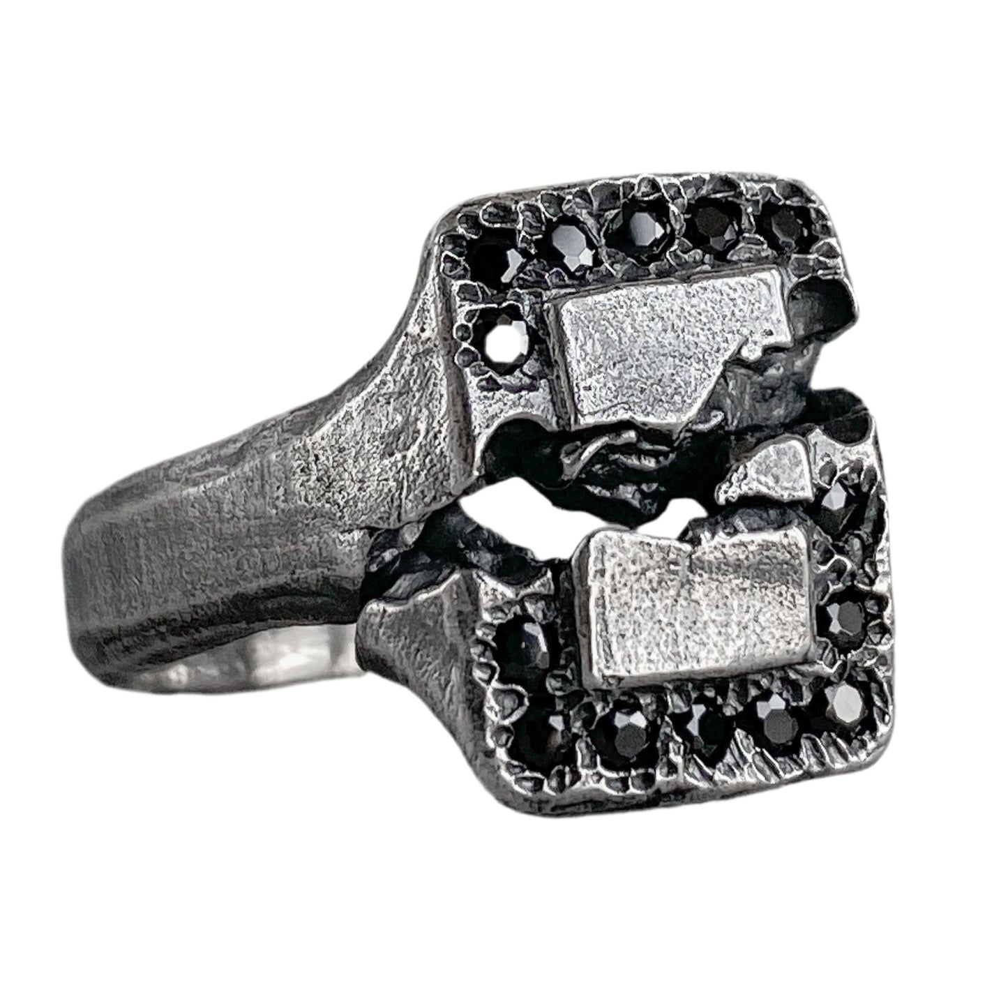 Assur ring Black diamonds rings Project50g 