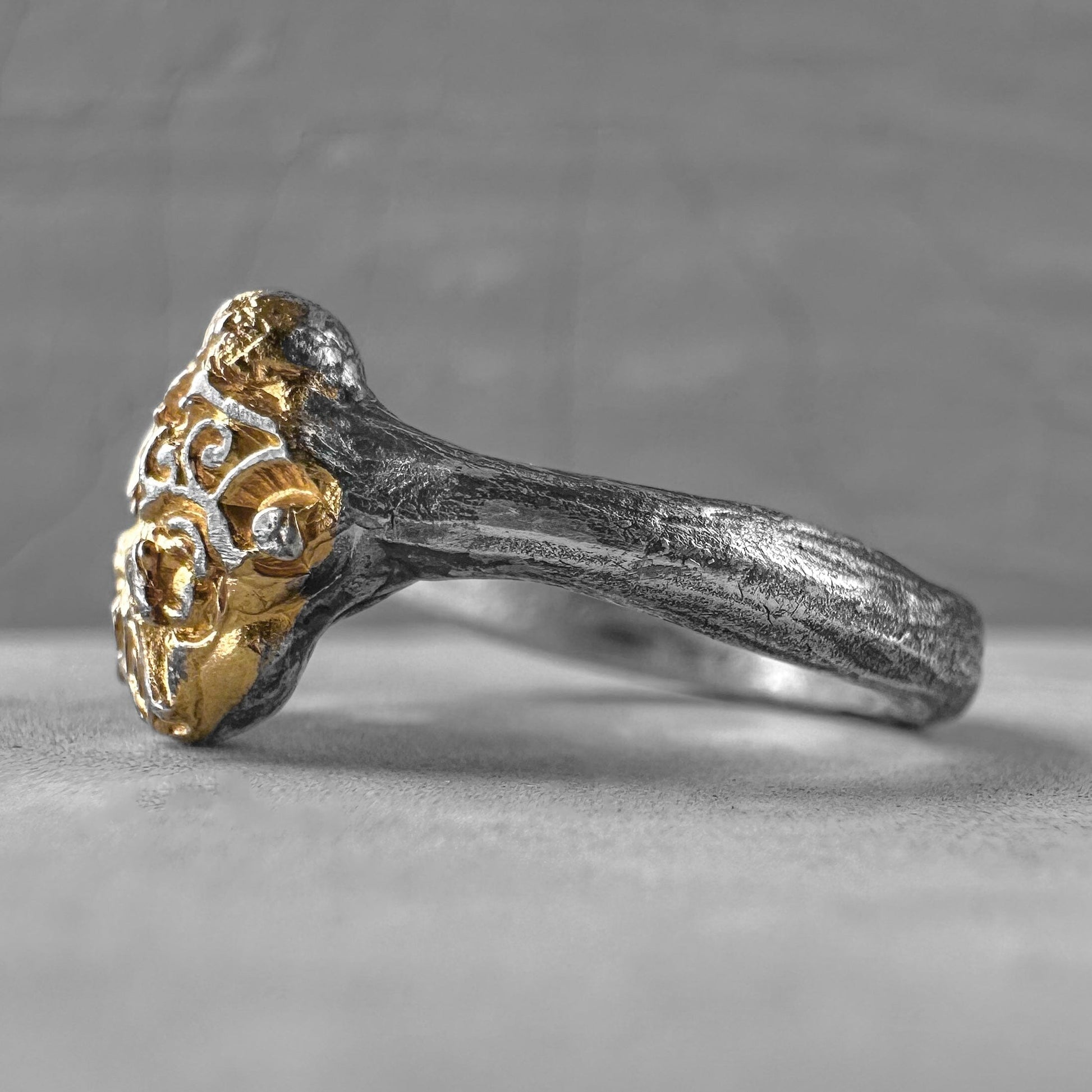 Aure ring Black diamonds rings Project50g 