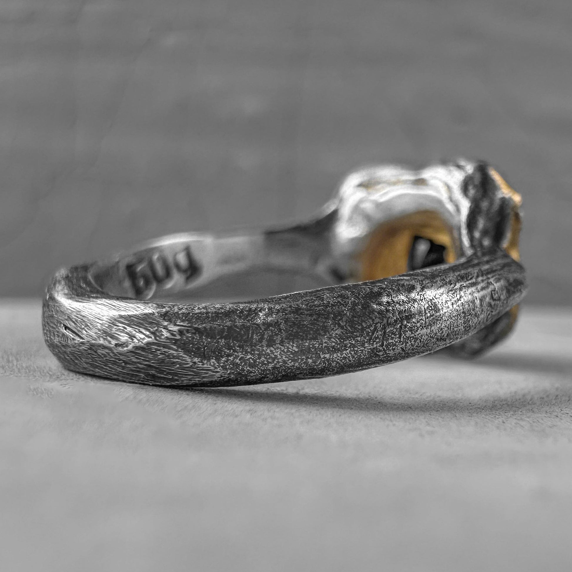 Aure ring Black diamonds rings Project50g 