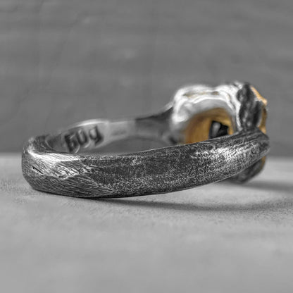 Aure ring Black diamonds rings Project50g 