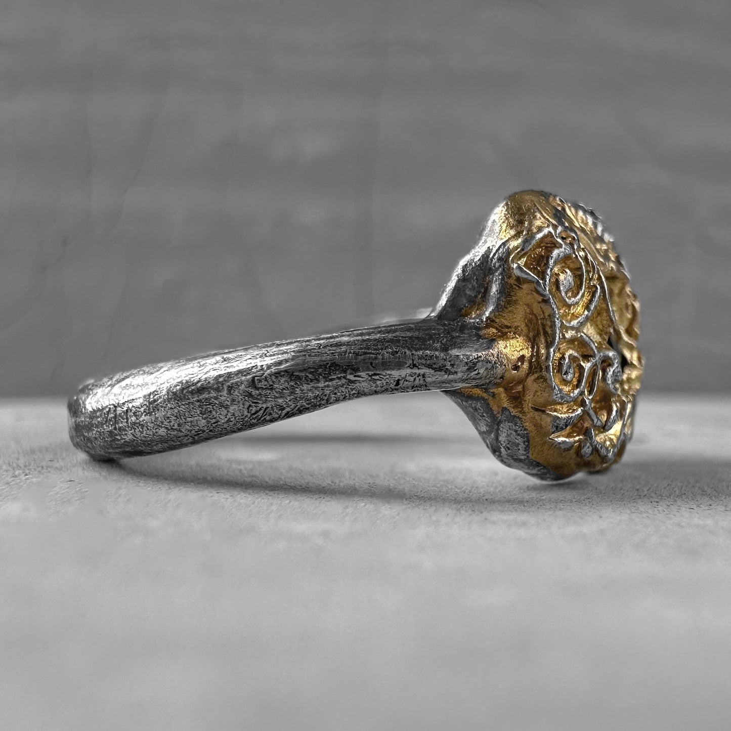 Aure ring Black diamonds rings Project50g 