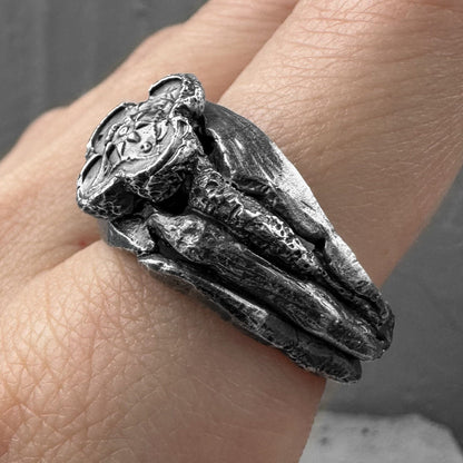 Aurora ring Rings with cracks and patterns Project50g 