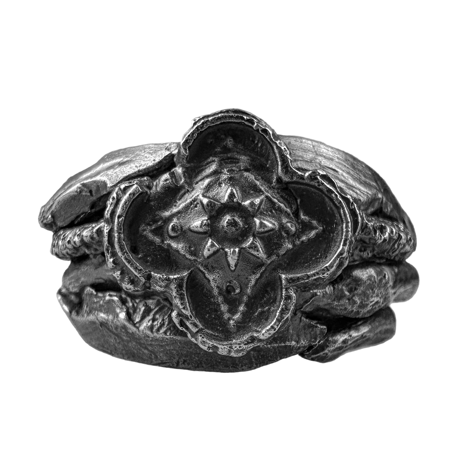 Aurora ring Rings with cracks and patterns Project50g 