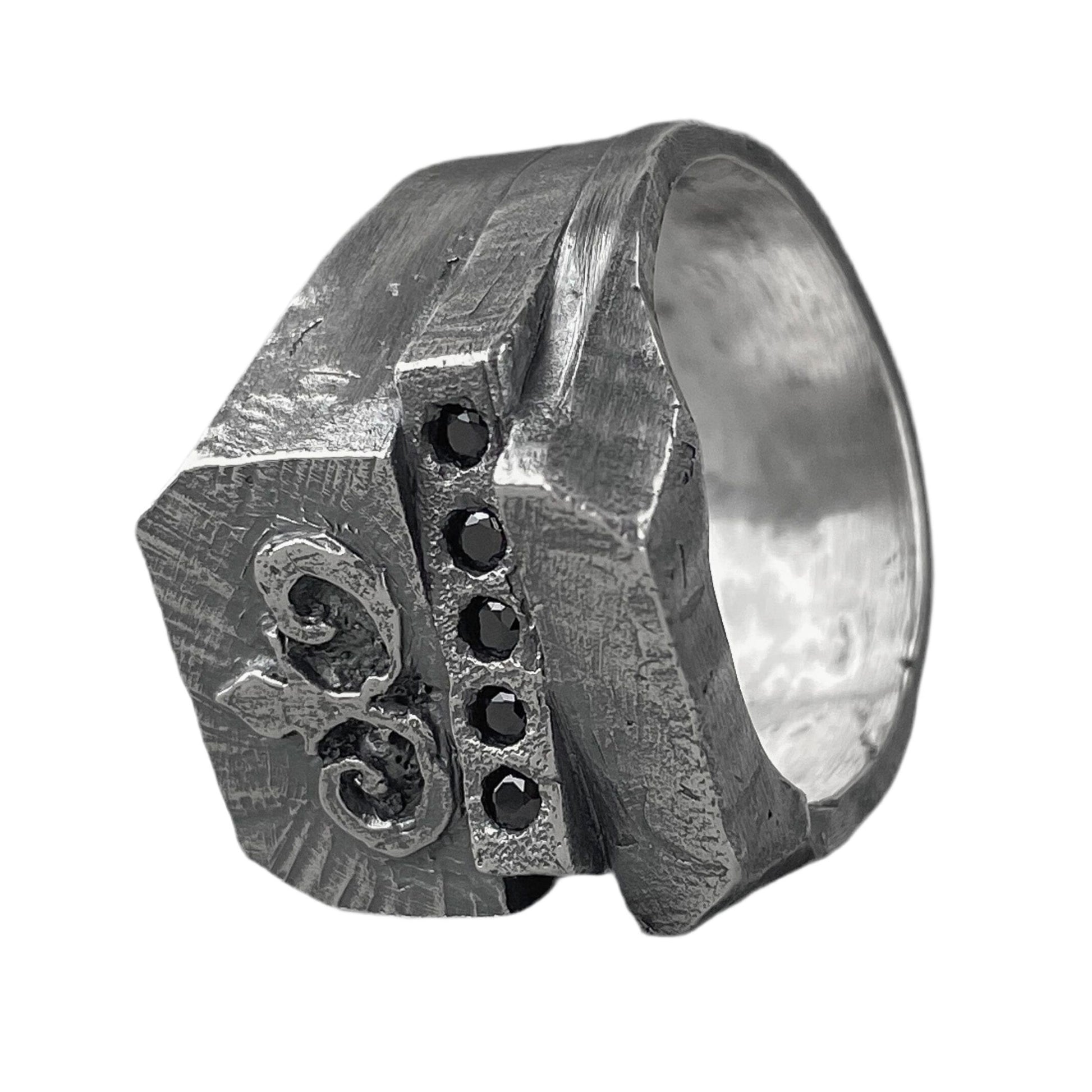 Babylon ring Black diamonds rings Project50g 