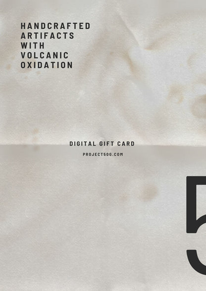 Gift Card for 50gramsofsilver Artifacts project50g 