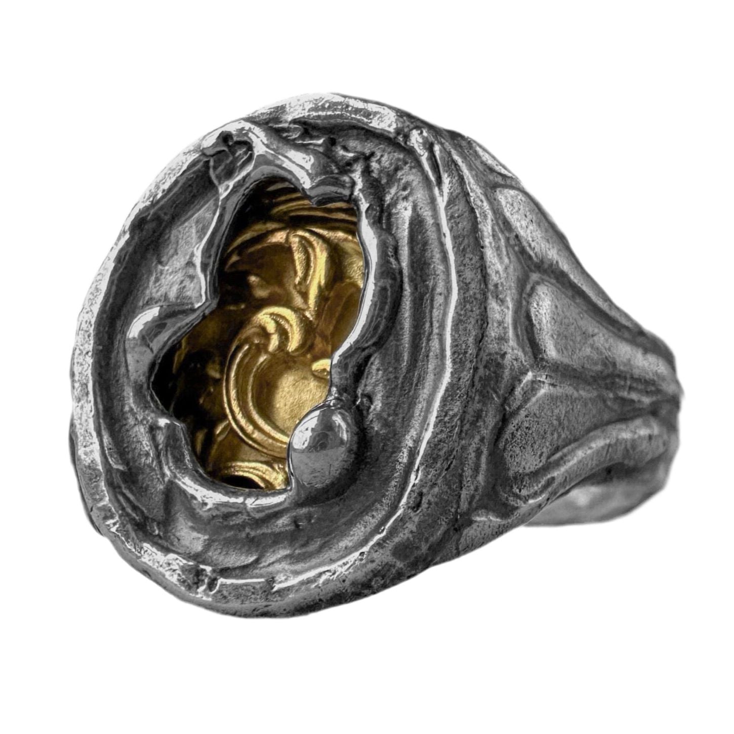 Project50g | CENTURION ring -a wide brutal ring with an