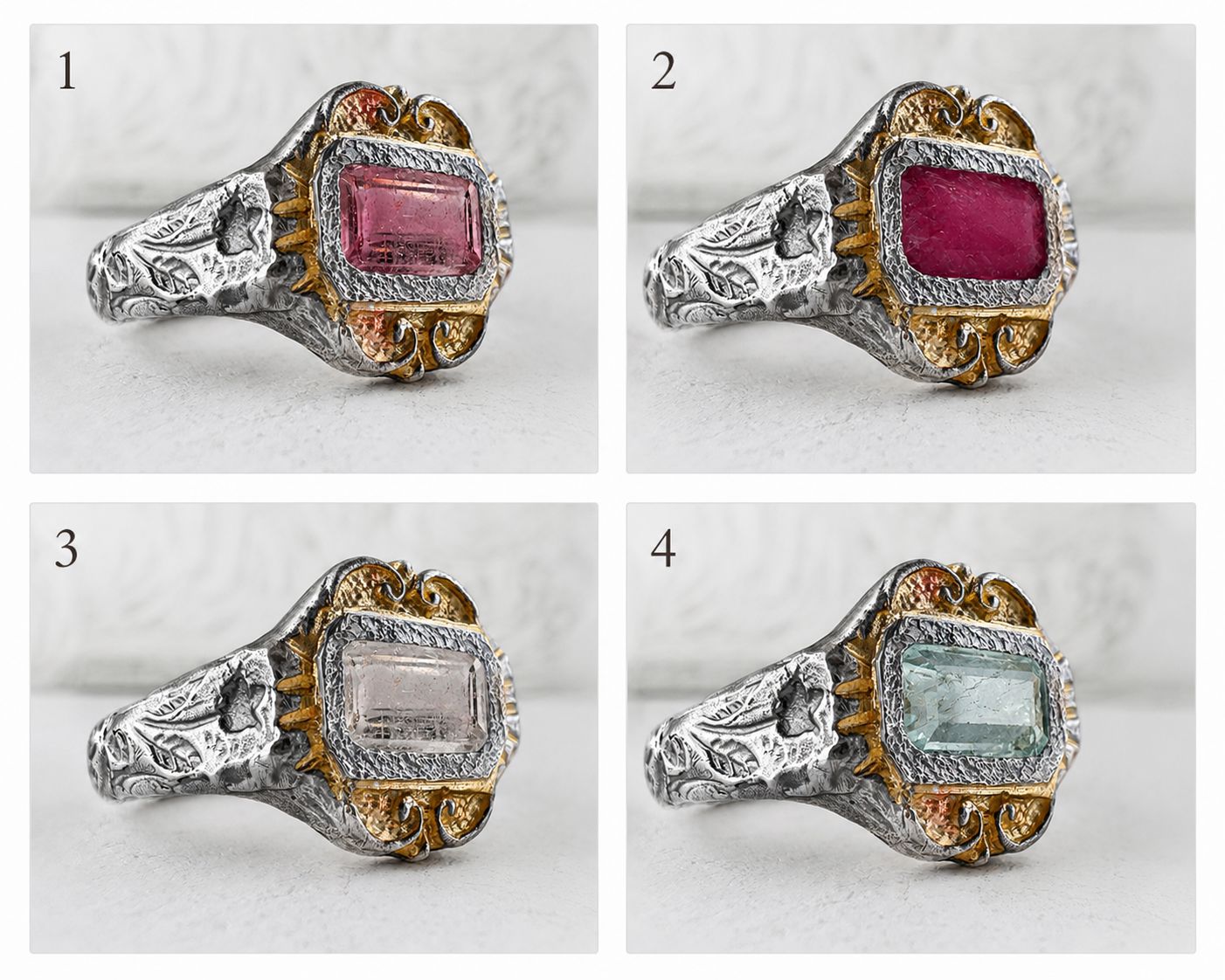 Jardine ring Rings with patterns Project50g 