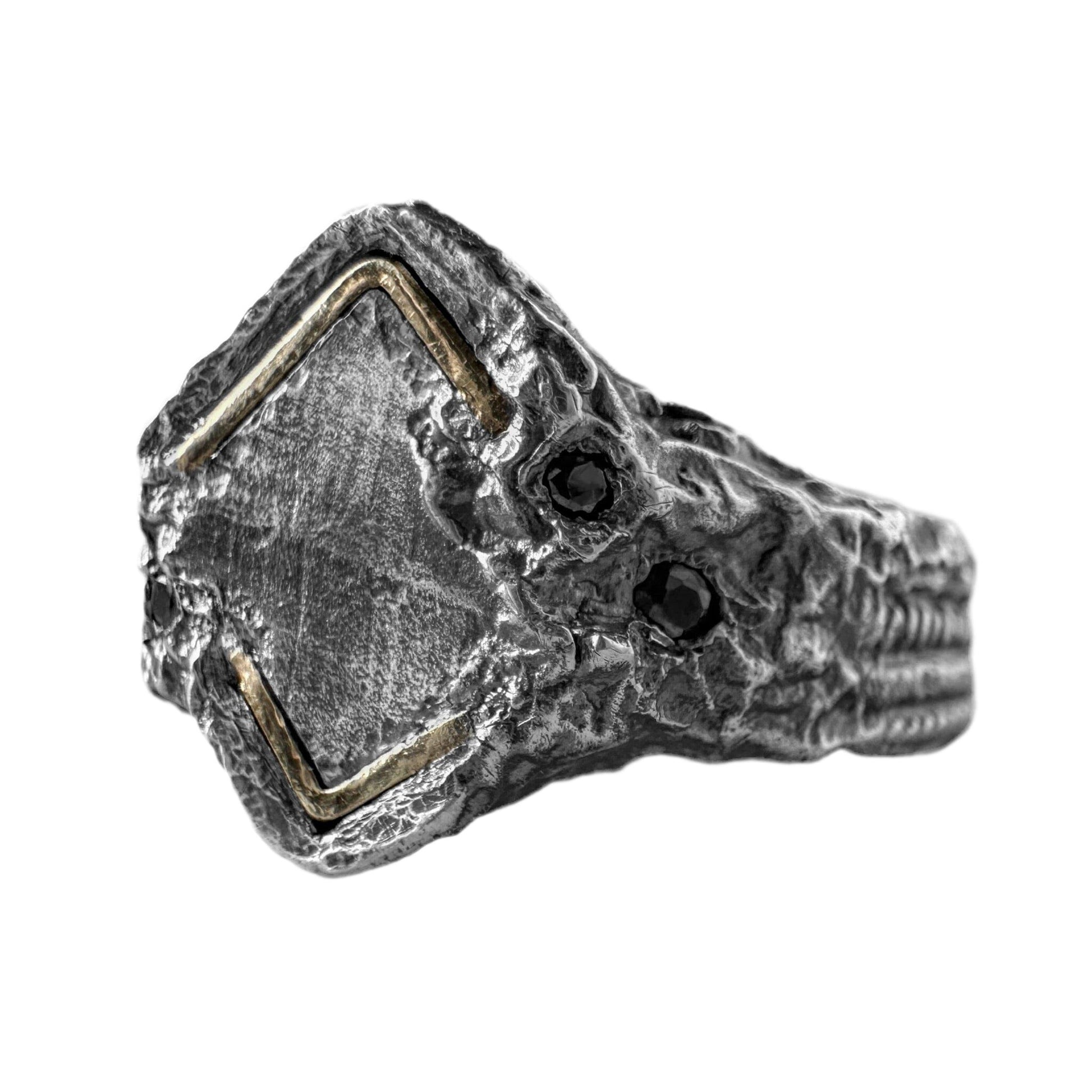 Nexus ring Black diamonds rings Project50g 