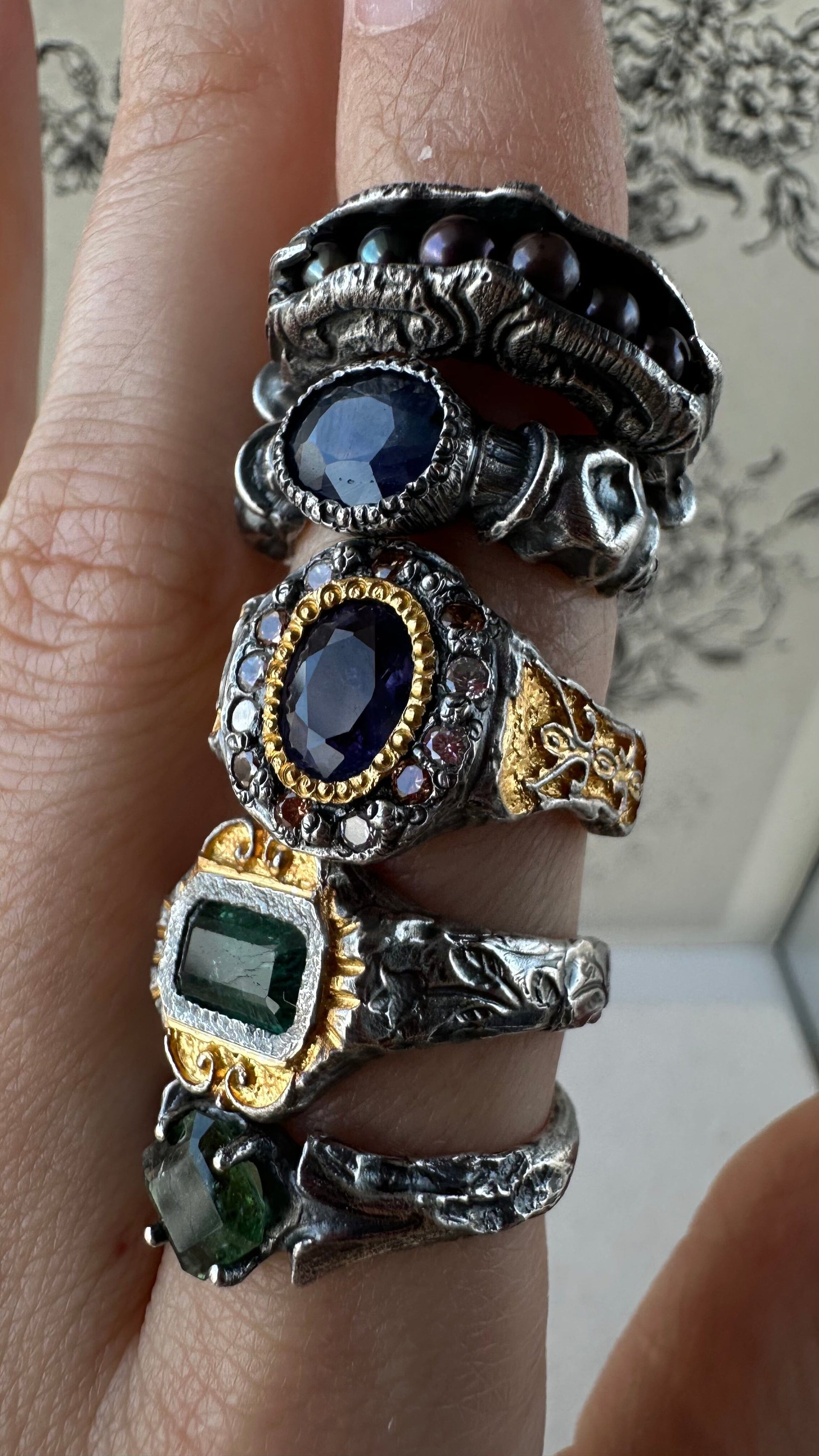 Oracule Rings with patterns Project50g 