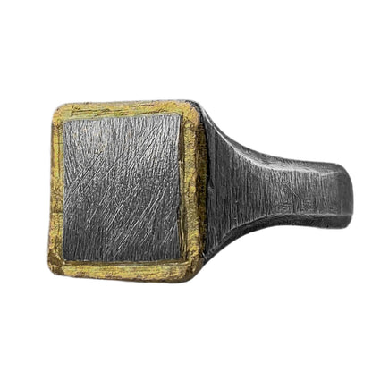 Piazza ring Rings with smooth texture Project50g 