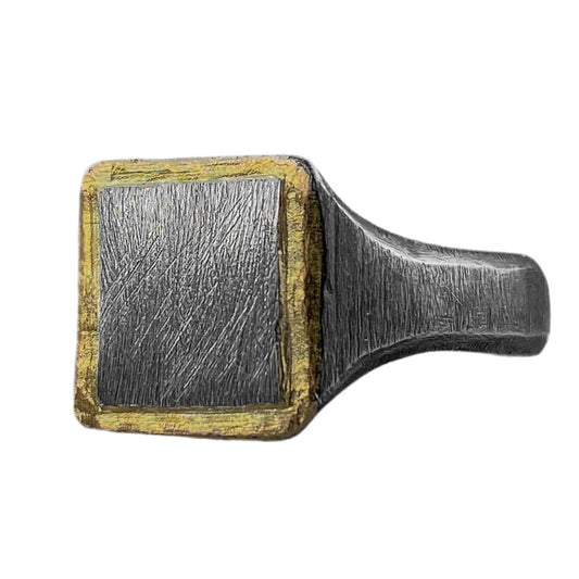 Piazza ring Rings with smooth texture Project50g 