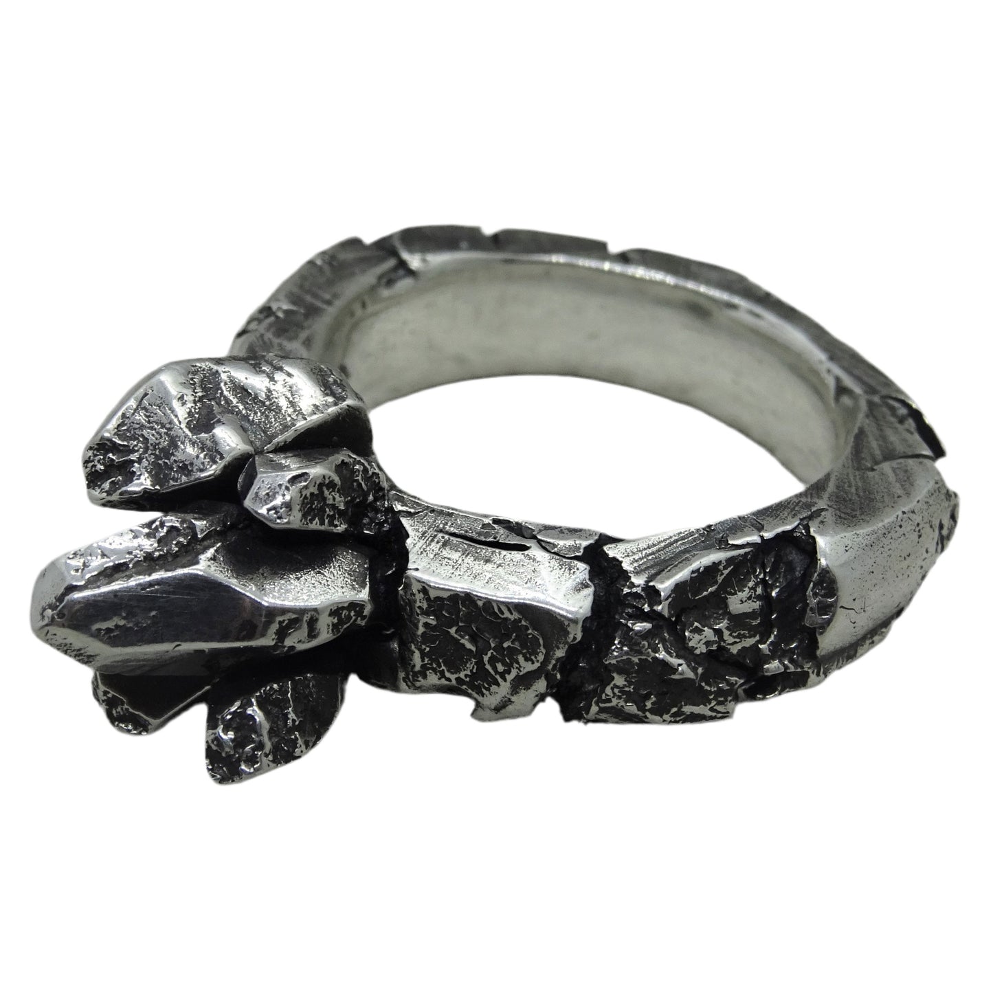 Quartz ring Unusual rings Project50g 