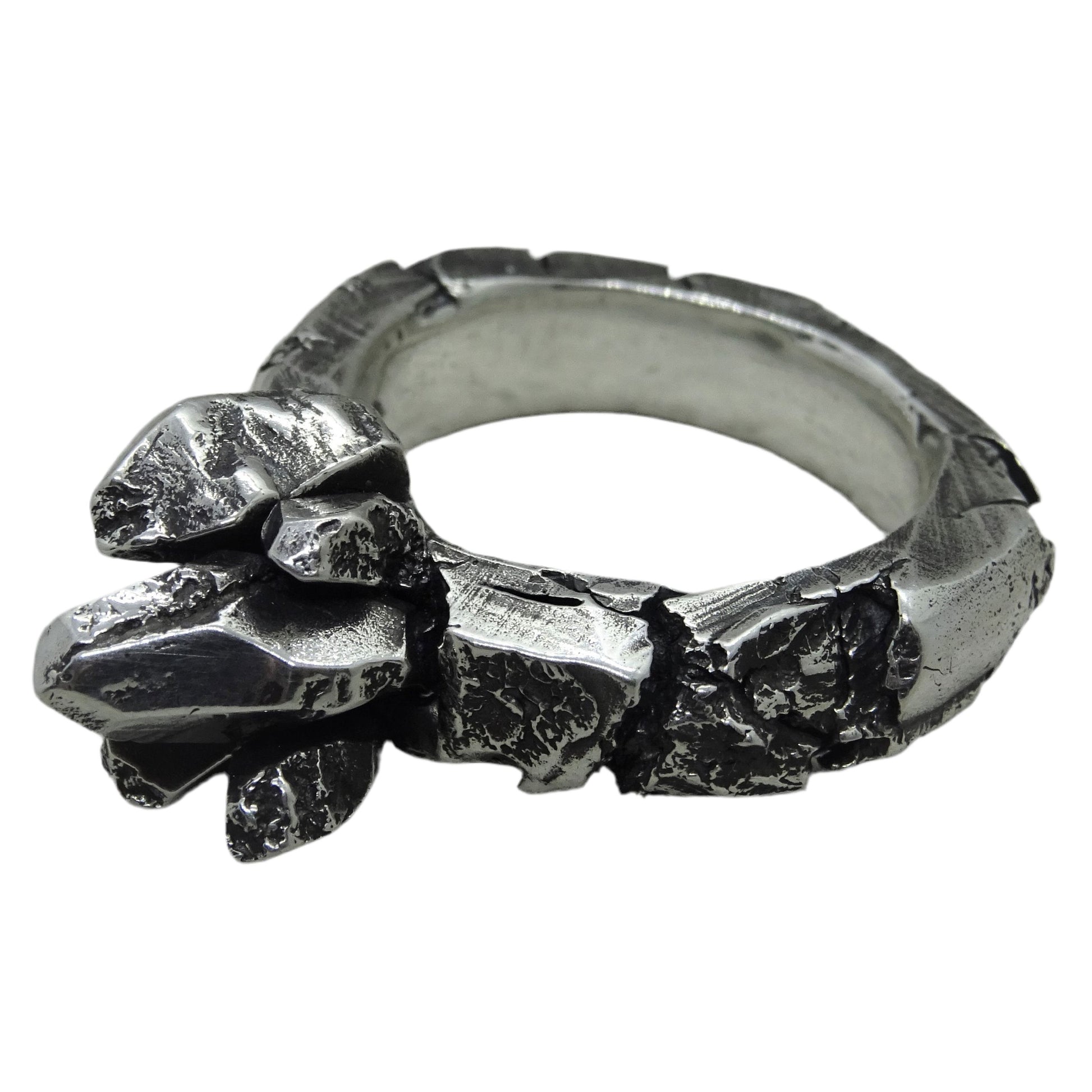 Quartz ring Unusual rings Project50g 