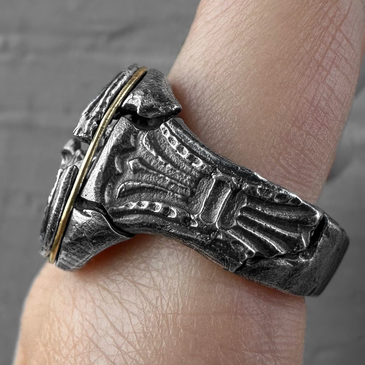 Relic ring Black diamonds rings Project50g 