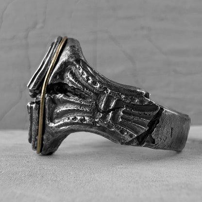 Relic ring Black diamonds rings Project50g 