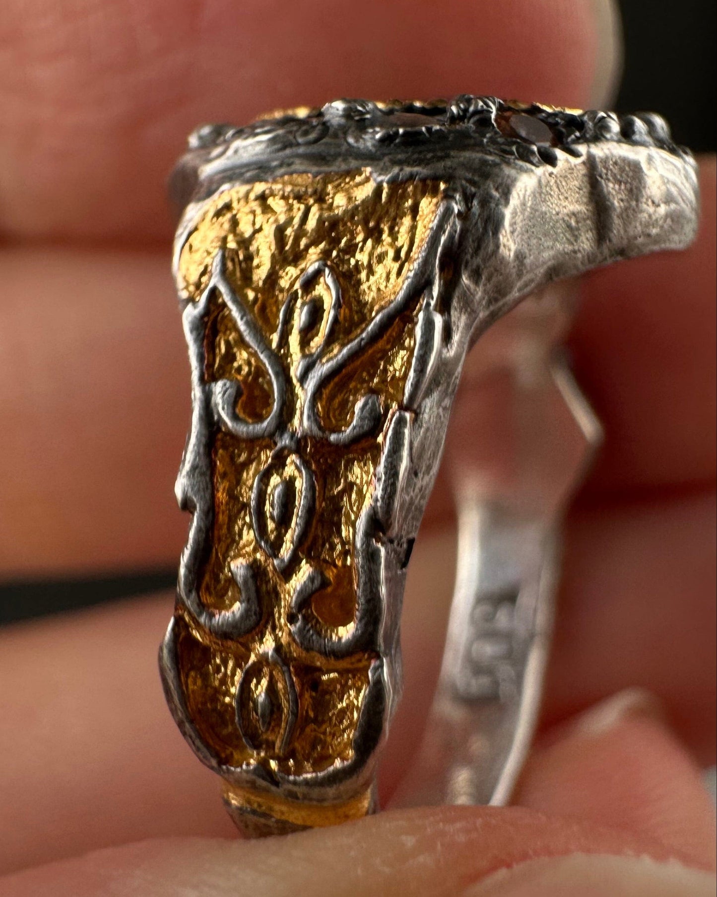 Royal ring Black diamonds rings Project50g 