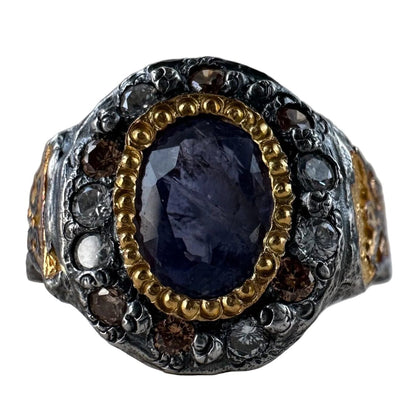 Royal ring Black diamonds rings Project50g 