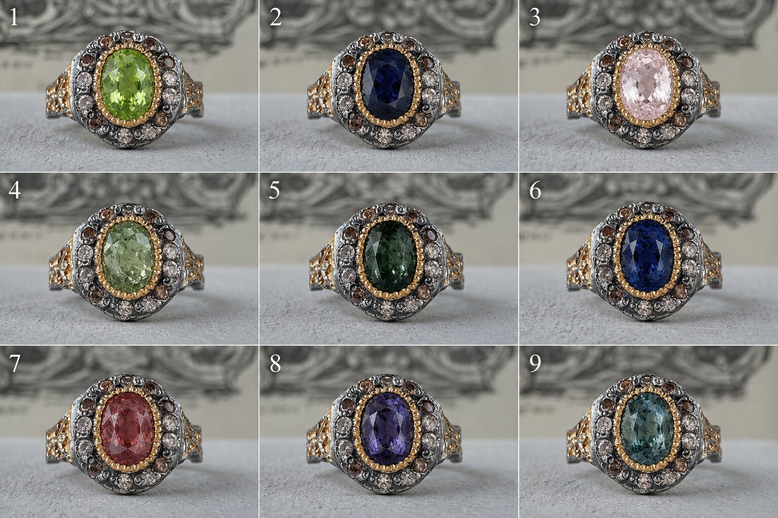 Royal ring Rings with patterns Project50g 
