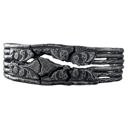 Tethys bracelet- combined ruinistic bracelet with ancient elements, patterns and cracks Bracelets Project50g 