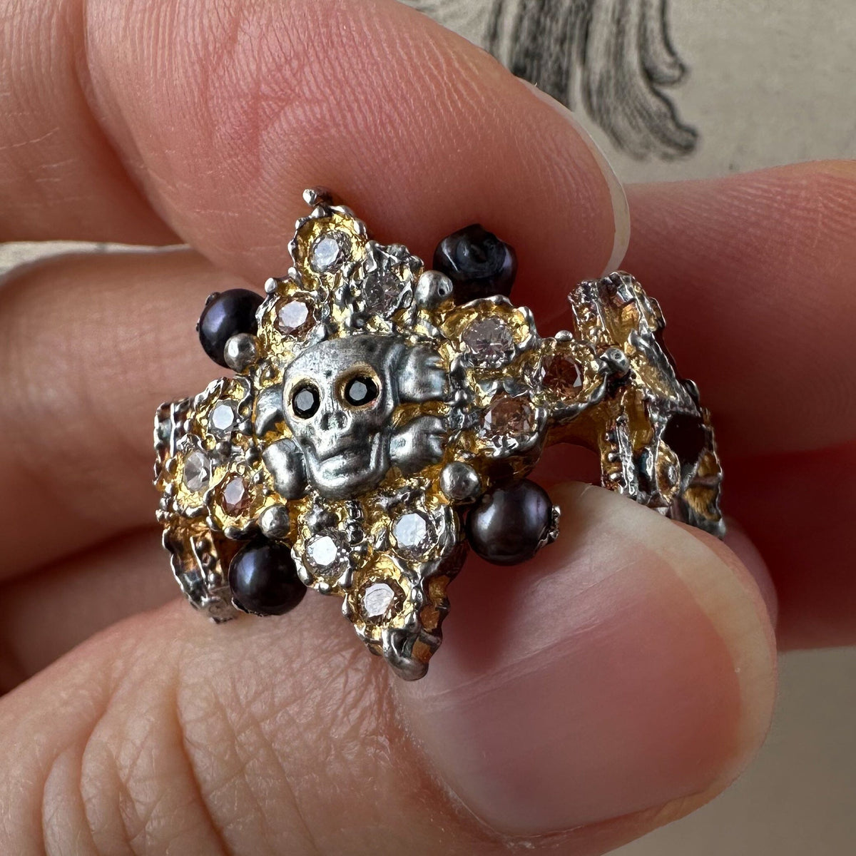 Vanitas ring Unusual ring Project50g 