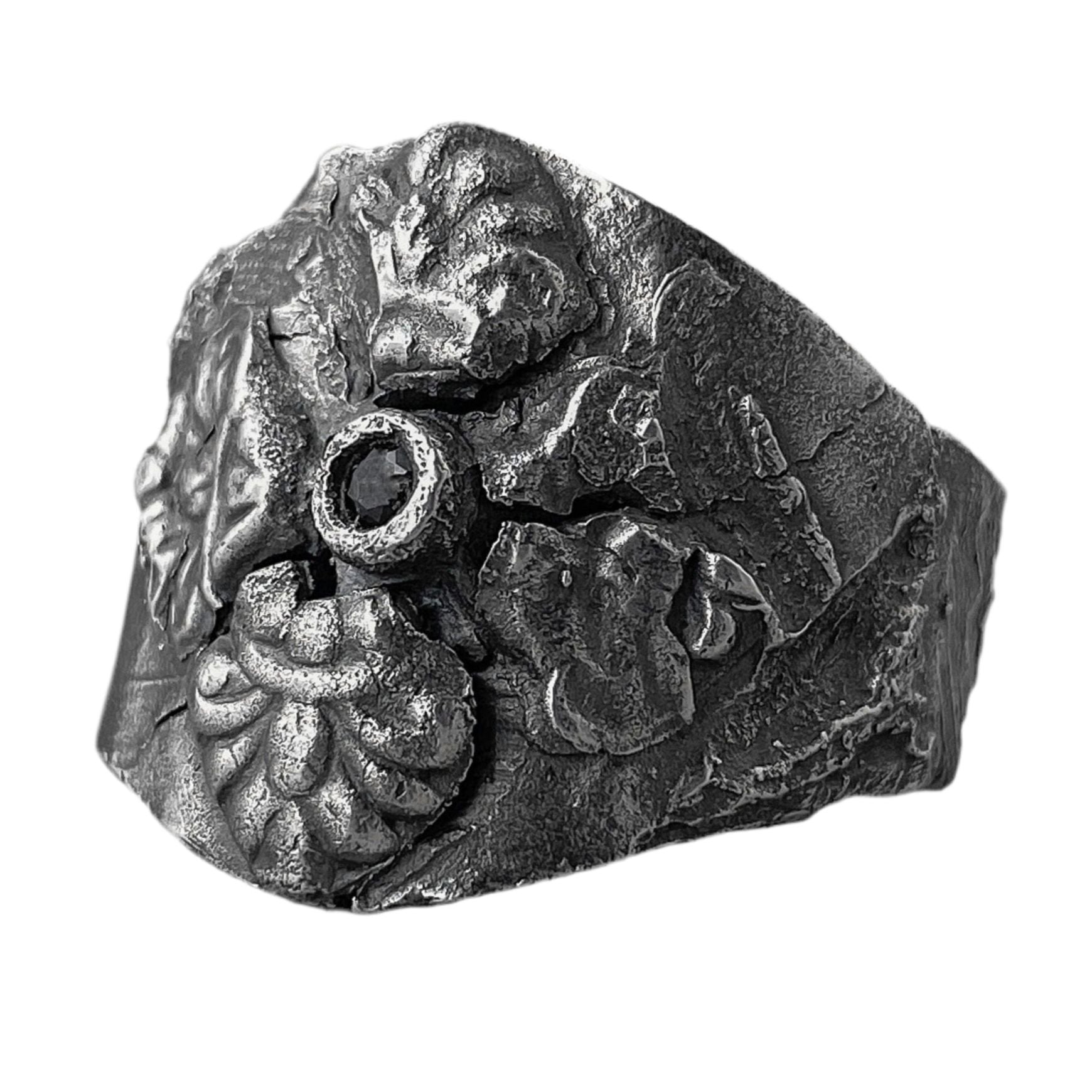 Zeus ring Black diamonds rings Project50g 