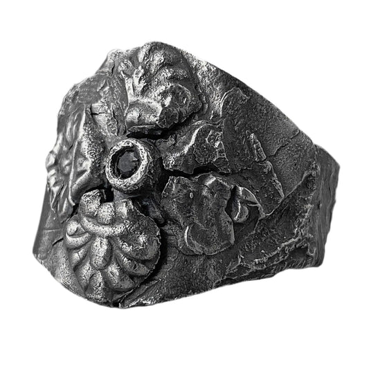 Zeus ring Black diamonds rings Project50g 