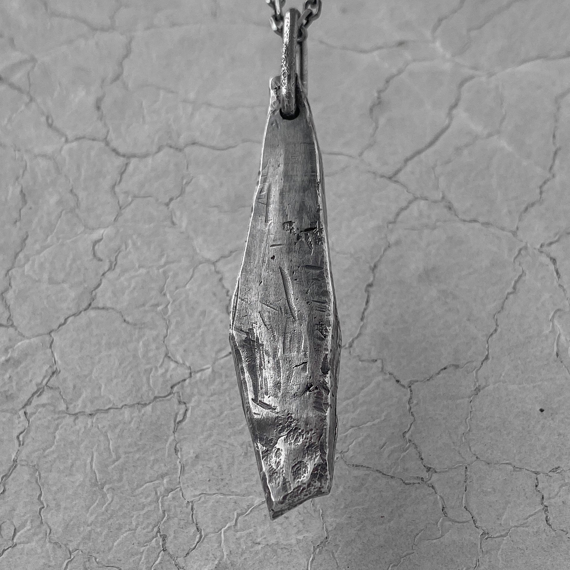 Canyon pendant- elongated pendant with a texture reminiscent of a mountain canyon Charms & Pendants Project50g 