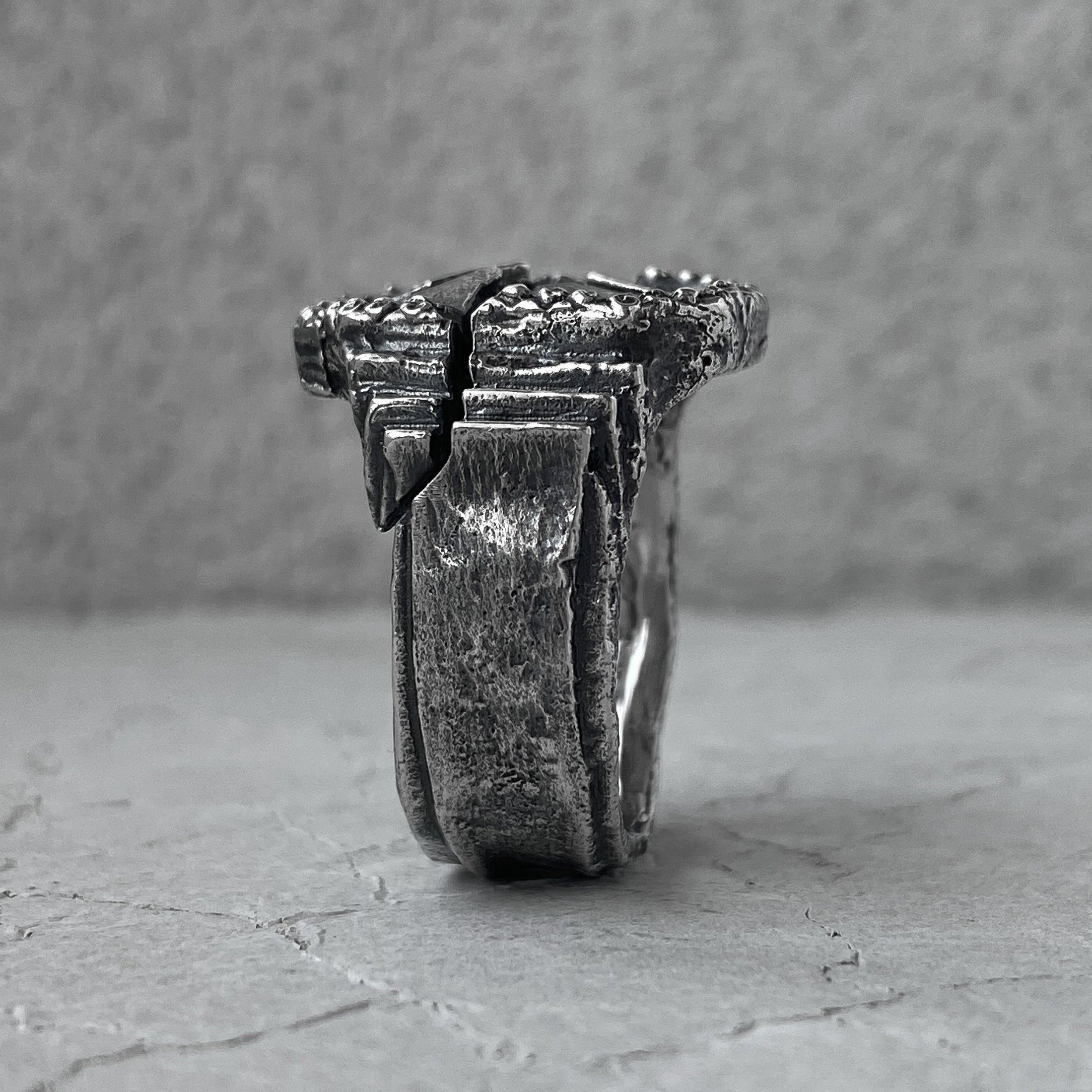 Project50g | CENTURION ring -a wide brutal ring with an roman motifs ...