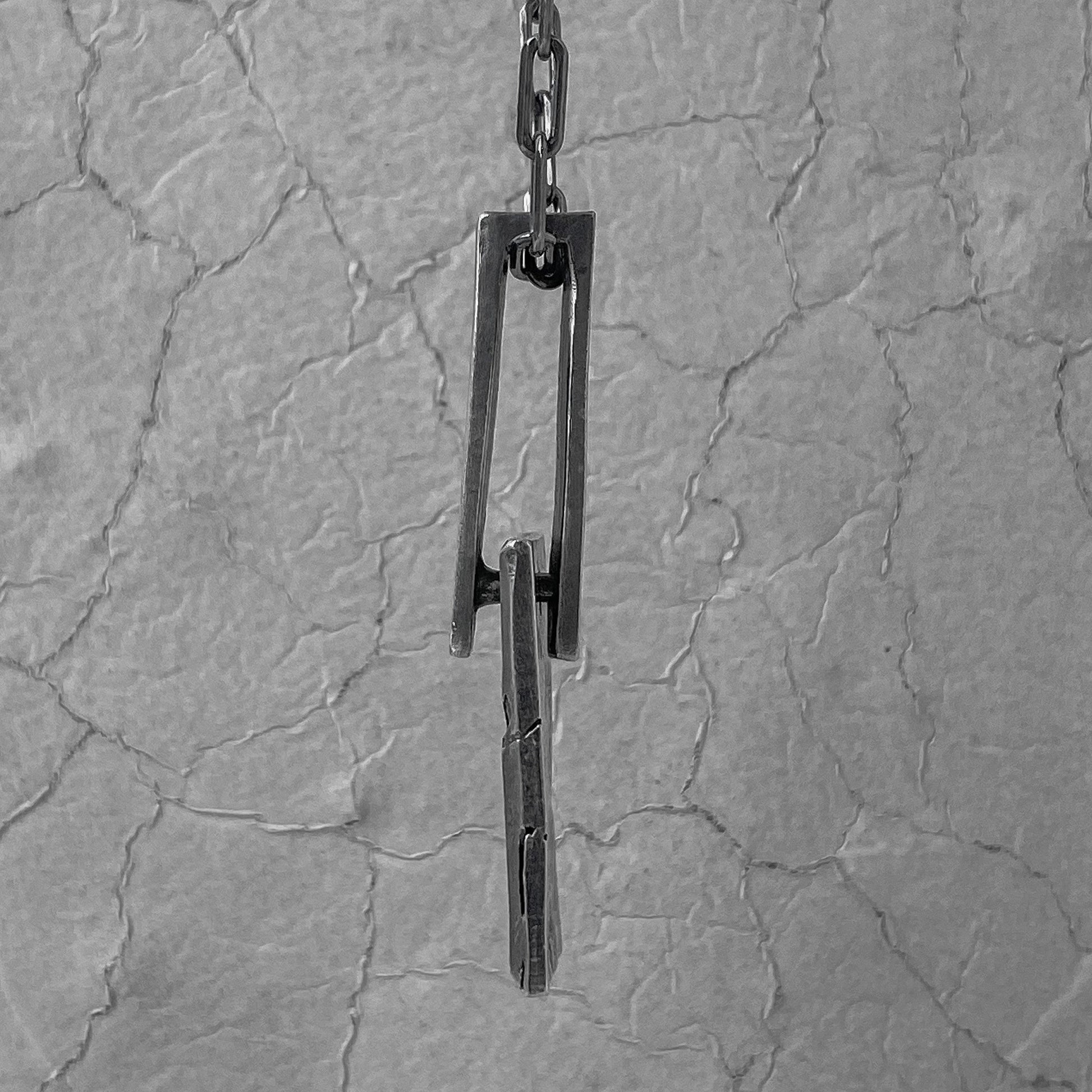 Fragments pendant- Unusual rectangular pendant with an anchor chain Charms & Pendants Project50g 
